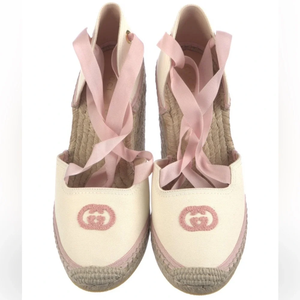 Gucci Canvas Wedges - Picture 2 of 5